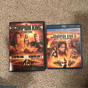 The Scorpion King Action-Pack DVD and Blu-ray Set / Movies 1-3